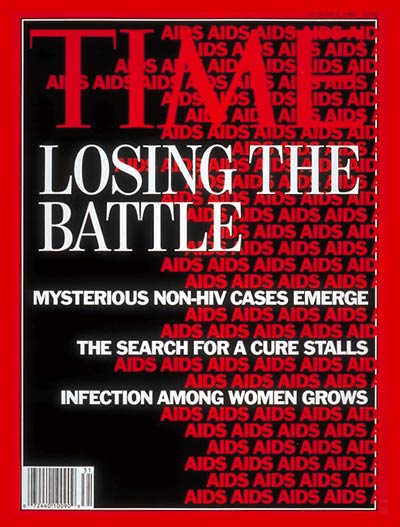 TIME Magazine Cover: AIDS Epidemic -- Aug. 3, 1992