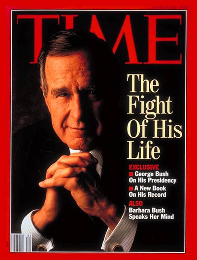 The Fight  his Life' President George H. W. Bush.