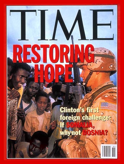 TIME Magazine Cover: U.S. Enters Somalia -- Dec. 21, 1992
