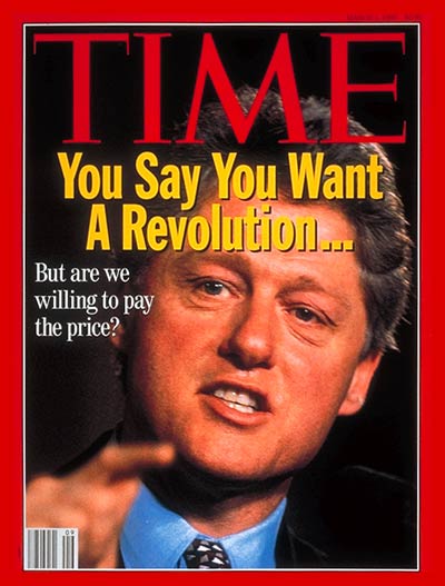TIME Magazine Cover: Bill Clinton -- Mar. 1, 1993