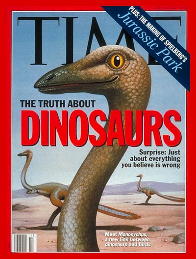 TIME Magazine Cover: Dinosaurs -- Apr. 26, 1993