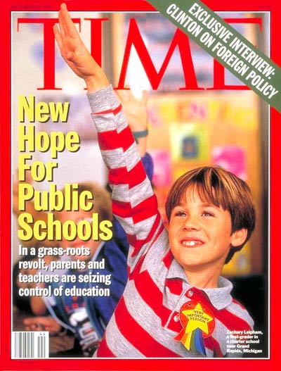 TIME Magazine Cover: New Hope for Public Schools -- Oct. 31, 1994