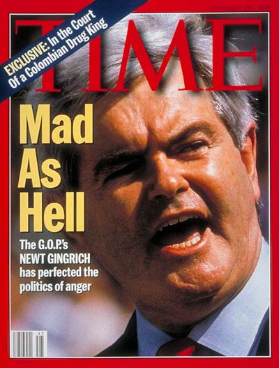 Mad as Hell' Newt Gingrich