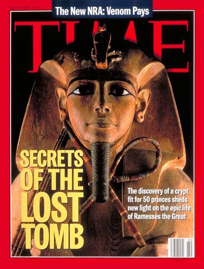 Secrets  the Lost Tomb. The coffin that contained Ramesses II's mummy (artifact from the Egyptian Museum, Cairo)