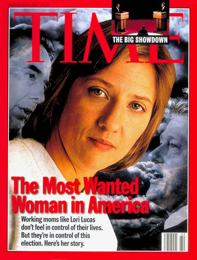 TIME Magazine Cover: Working Mom Lori Lucas -- Oct. 14, 1996