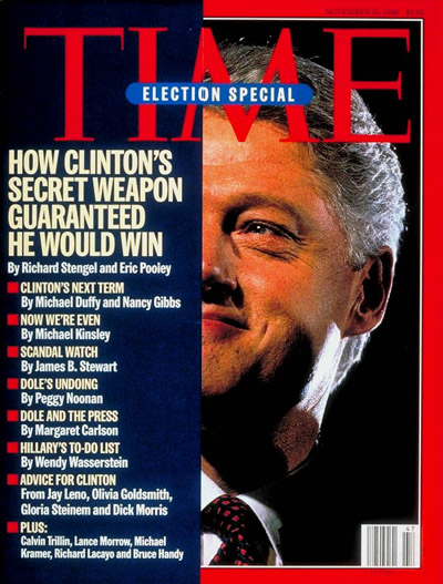 TIME Magazine Cover: Bill Clinton -- Nov. 18, 1996