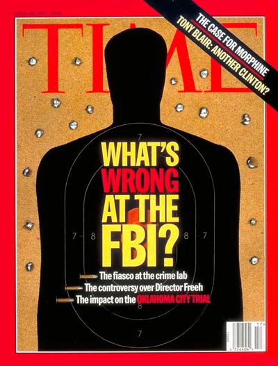 TIME Magazine Cover: What's Wrong With the FBI? -- Apr. 28, 1997