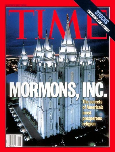 Mormons, Inc. Photograph of the  Salt Lake Temple,   the Church  Jesus Christ  Latterday Saints, Salt Lake City, Utah.