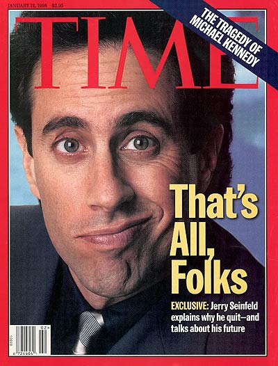 TIME Magazine Cover: Jerry Seinfeld -- Jan. 12, 1998