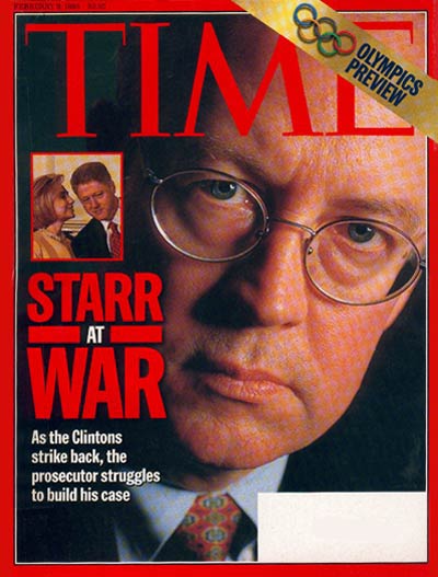 TIME Magazine Cover: Kenneth Starr -- Feb. 9, 1998