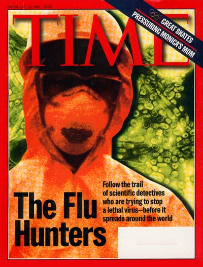 TIME Magazine Cover: The Flu Hunters -- Feb. 23, 1998