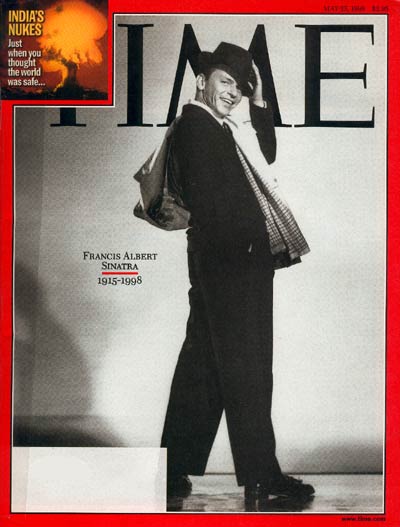 TIME Magazine Cover: Frank Sinatra -- May 25, 1998