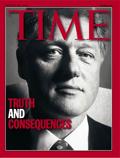 TIME Magazine Cover: Bill Clinton -- Aug. 24, 1998