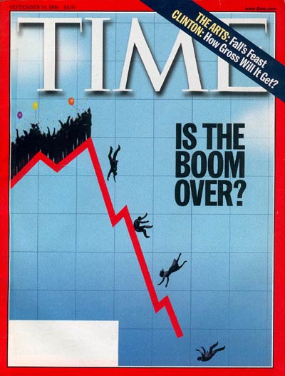 Illustration depicting economic slump.