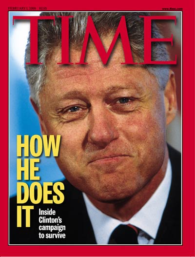 TIME Magazine Cover: Bill Clinton -- Feb. 1, 1999