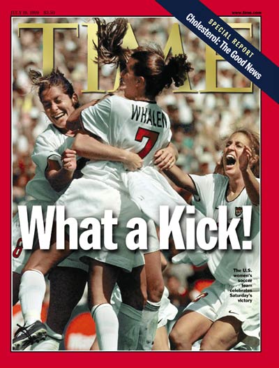 1999 Time Magazine USA Women’s World Cup Soccer USWNT Newsstand No Label 