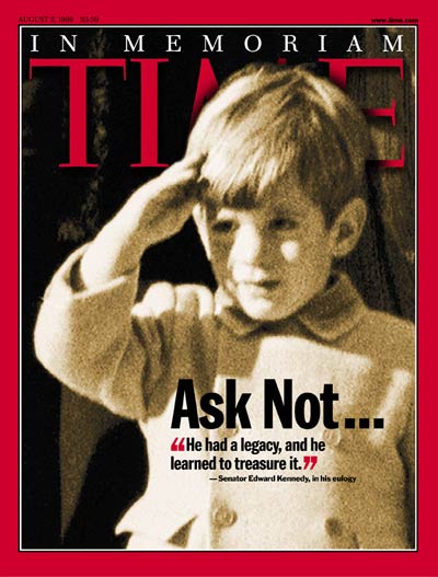 TIME Magazine Cover: John F. Kennedy Jr. -- Aug. 2, 1999