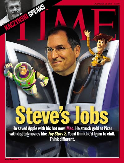 TIME Magazine Cover: Steve Jobs -- Oct. 18, 1999