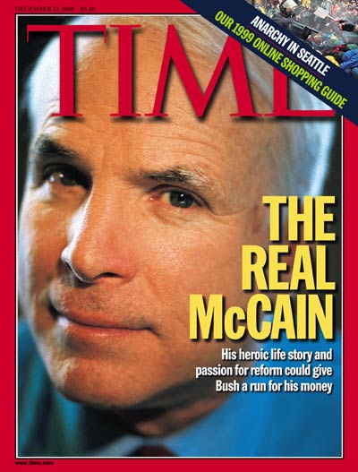 TIME Magazine Cover: Senator John McCain -- Dec. 13, 1999