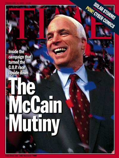 TIME Magazine Cover: Senator John McCain -- Feb. 14, 2000