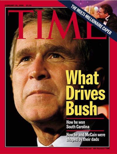 TIME Magazine Cover: George W. Bush -- Feb. 28, 2000