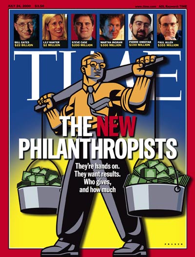 TIME Magazine Cover: The New Philanthropists -- July 24, 2000