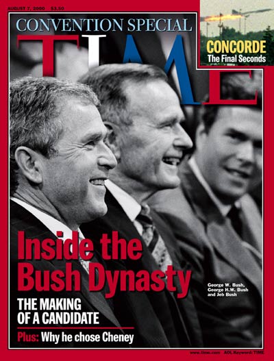 TIME Magazine Cover: The Bush Dynasty -- Aug. 7, 2000