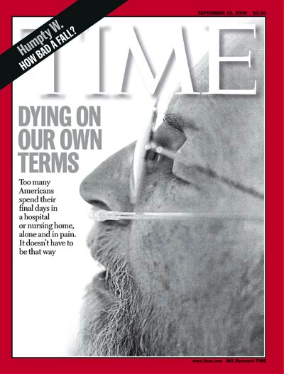 TIME Magazine Cover: Dying in America -- Sep. 18, 2000