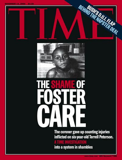 TIME Magazine Cover: Foster Care Crisis -- Nov. 13, 2000