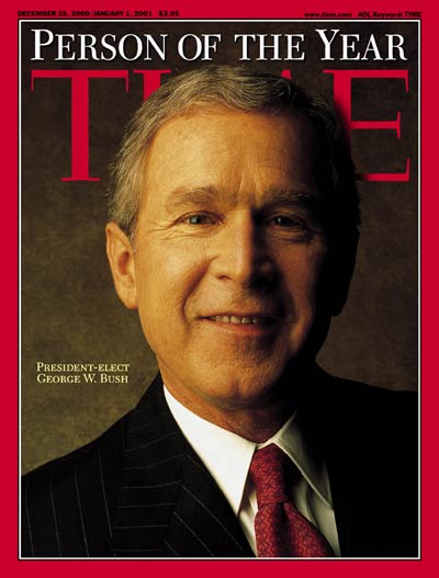 TIME Magazine Cover: George W. Bush, Person of the Year -- Dec. 25, 2000