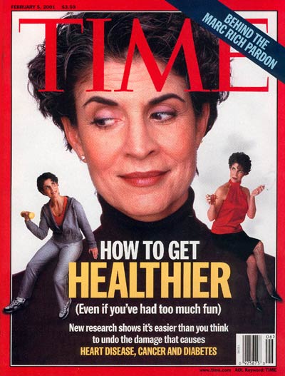 TIME Magazine Cover: Living Healthy -- Feb. 5, 2001