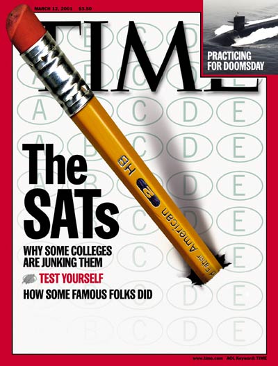 TIME Magazine Cover: SATs -- Mar. 12, 2001