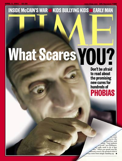 TIME Magazine Cover: Phobias -- Apr. 2, 2001