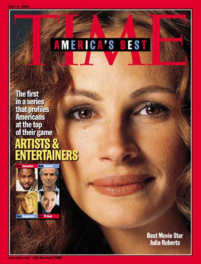 TIME Magazine Cover: Julia Roberts -- July 9, 2001