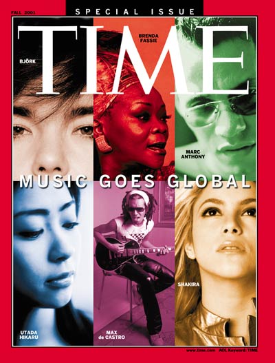 TIME Magazine Cover: Special Edition: Music Goes Global -- Sep. 15, 2001