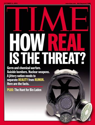 TIME Magazine Cover: How Real Is the Threat? -- Oct. 8, 2001