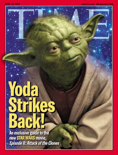 Star Wars character Yoda in  'Star Wars: Episode II Attack of the Clones'