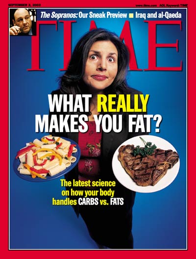 TIME Magazine Cover: Carbs and Fats -- Sep. 2, 2002