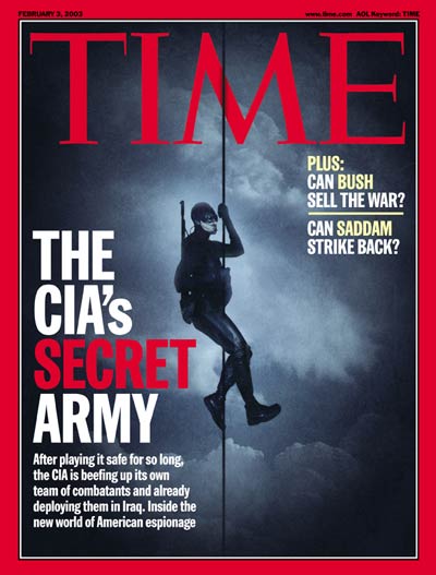 TIME Magazine Cover: The CIA's Secret Army -- Feb. 3, 2003