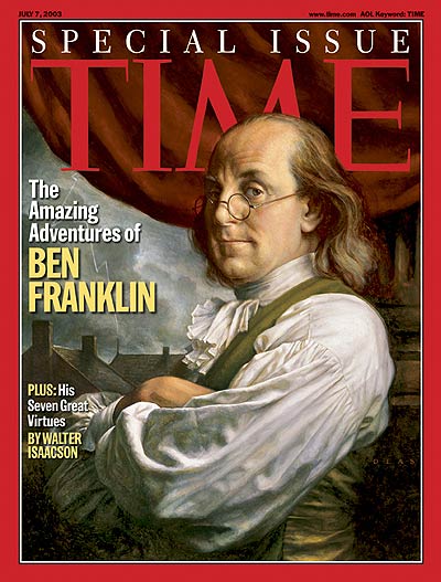 TIME Magazine Cover: The Amazing Adventures of Ben Franklin -- July 7, 2003