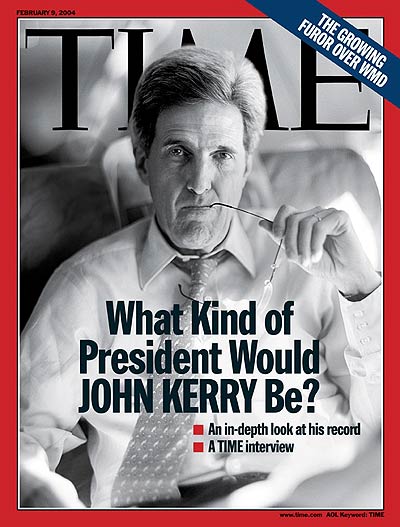 Democratic presidential hopeful John Kerry, from Contact.