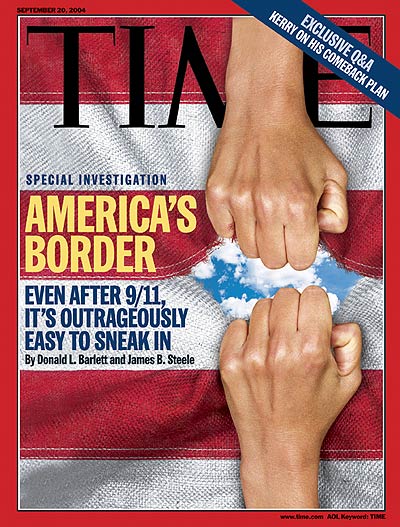 TIME Magazine Cover: America's Border -- Sep. 20, 2004