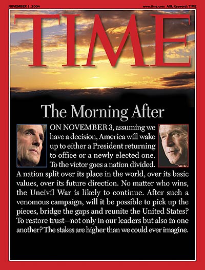 TIME Magazine Cover: The Morning After -- Nov. 1, 2004