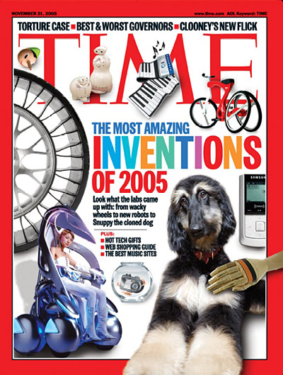 TIME Magazine Cover: The Most Amazing Inventions of 2005 -- Nov. 21, 2005