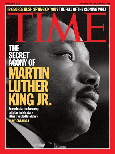 TIME Magazine Cover: The Secret Agony of Martin Luther King Jr. -- Jan. 9, 2006