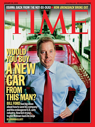 TIME Magazine Cover: Would You Buy A New Car from This Man? -- Jan. 30, 2006
