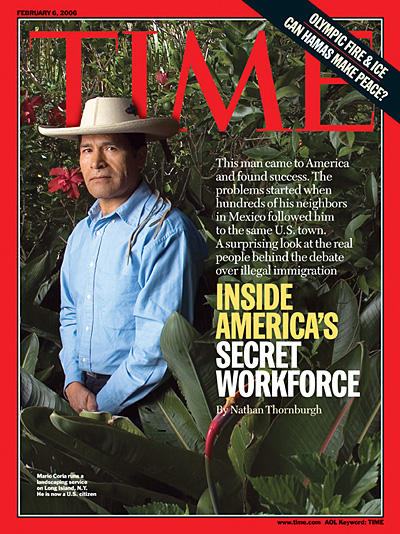 TIME Magazine Cover: Inside America's Secret Workforce -- Feb. 6, 2006
