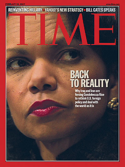 A close-up of Condoleeza Rice