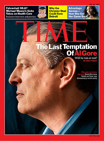 Close up profile photo of Al Gore