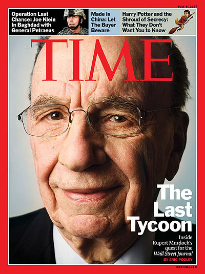 The Last Tycoon. Photo of Rupert Murdoch